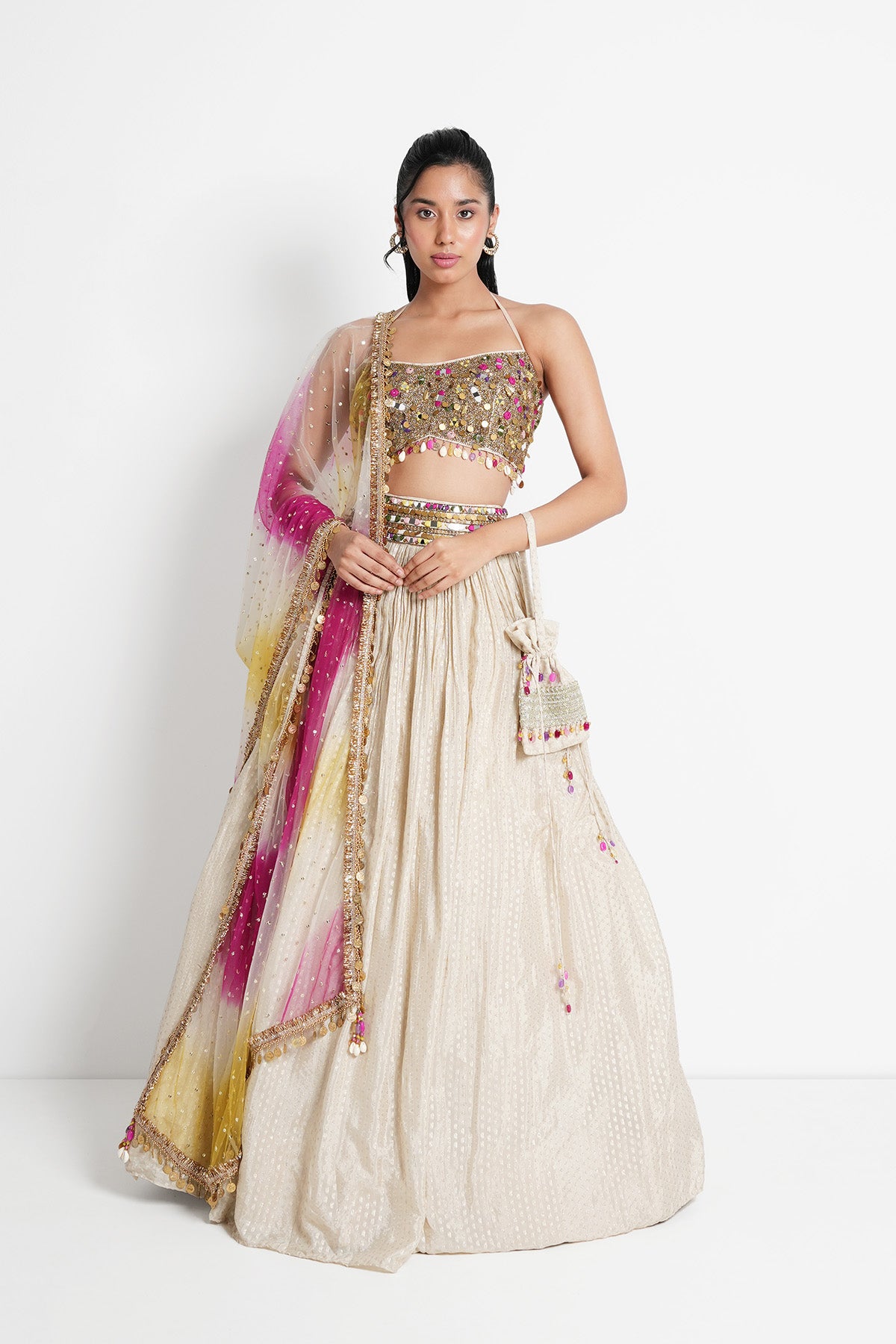 Fuchsia Gold Banarasi