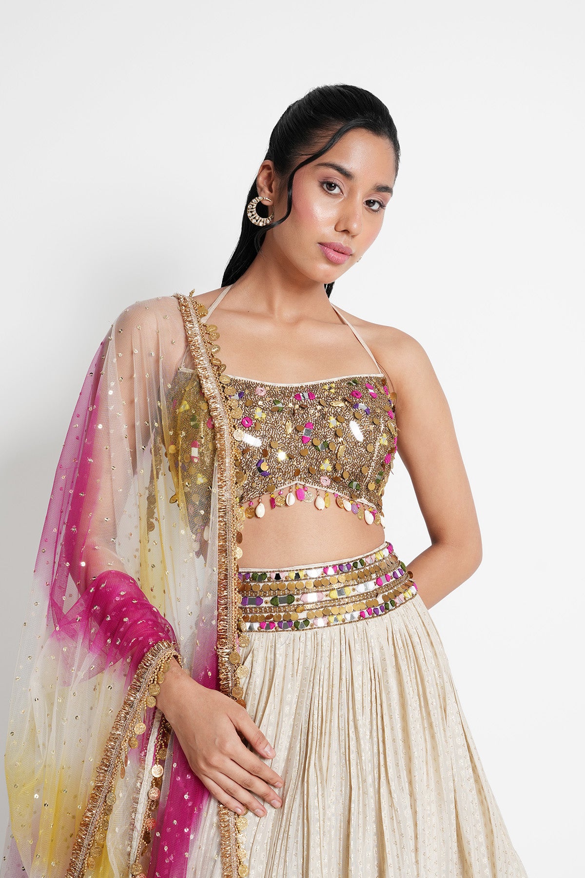 Fuchsia Gold Banarasi